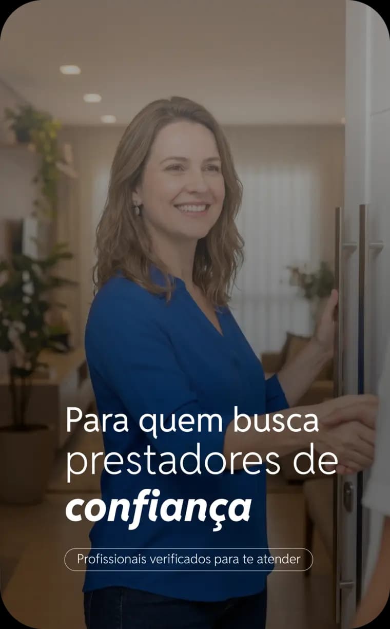 Para quem busca prestadores de confiança: profissionais verificados para te atender